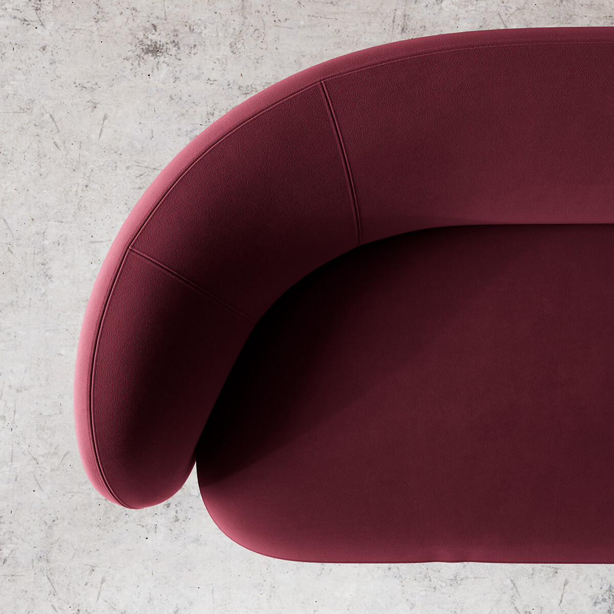 Alban Easy Velvet 2/3/4 Seater Sofa burgundy, SWOON