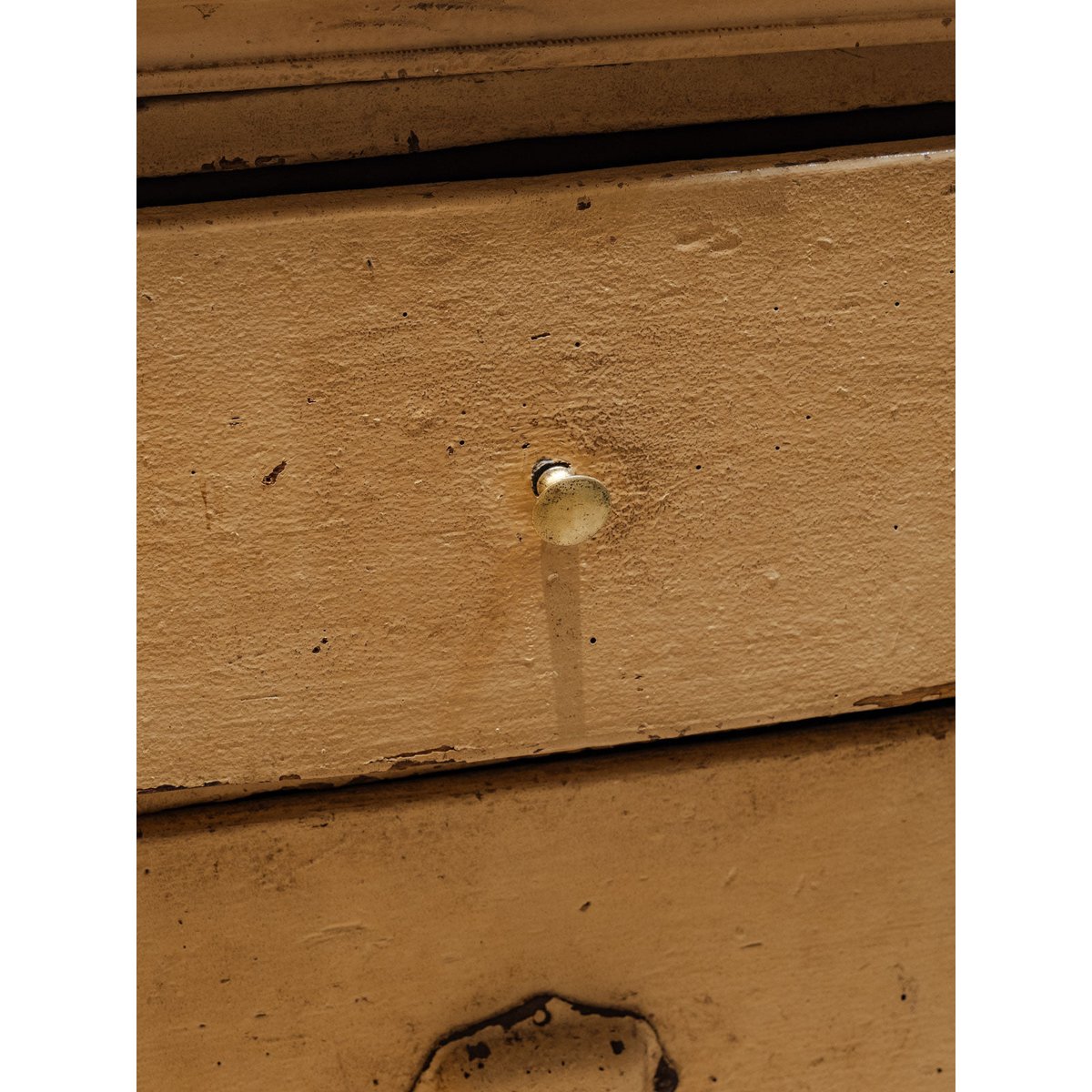 Meuble de métier en bois beige Fernand N°339 - Bon état bois foncé, DEBONGOUT