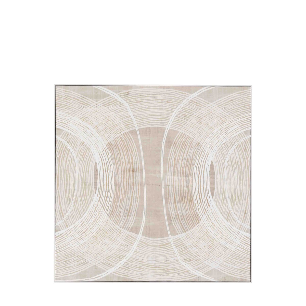 90cm In the Round Framed Canvas beige, ÉDITÉ