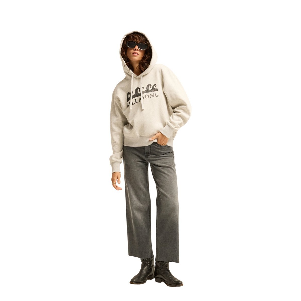 Sweat SURFING IN TOWN gris grey heather, BILLABONG