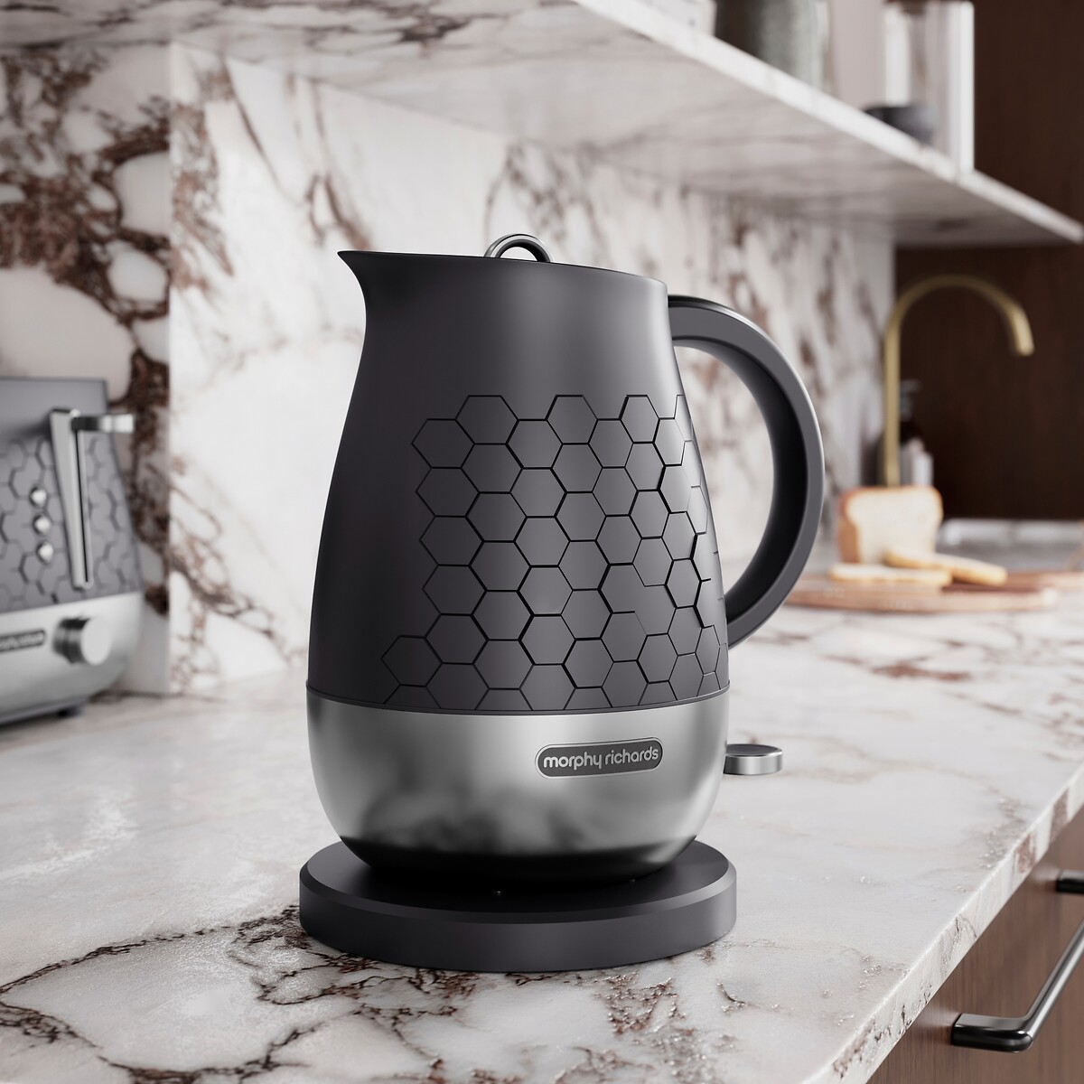 Cassini 1.7L Jug Kettle black, MORPHY RICHARDS