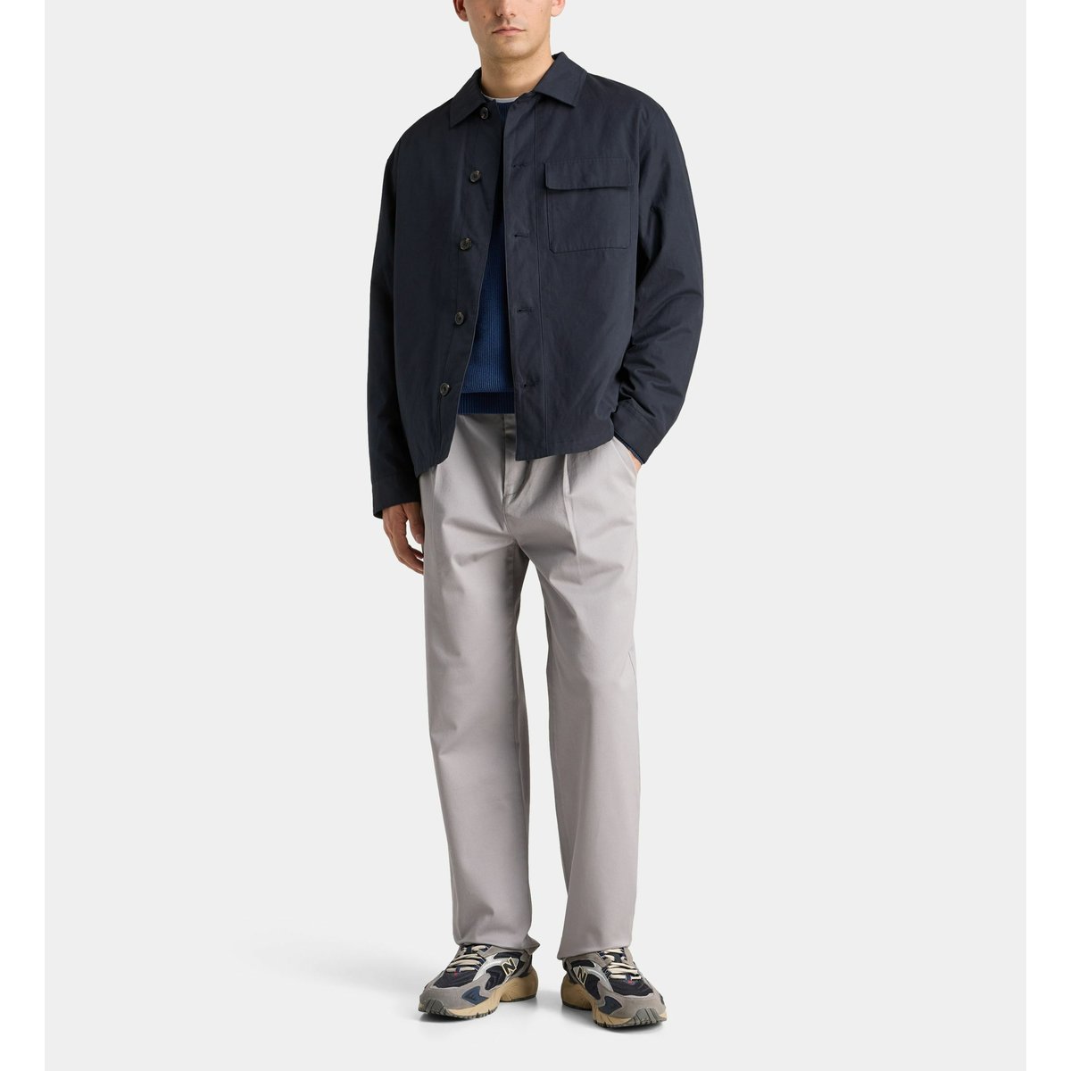 Surchemise roverpad en coton bleu marine, GALERIES LAFAYETTE