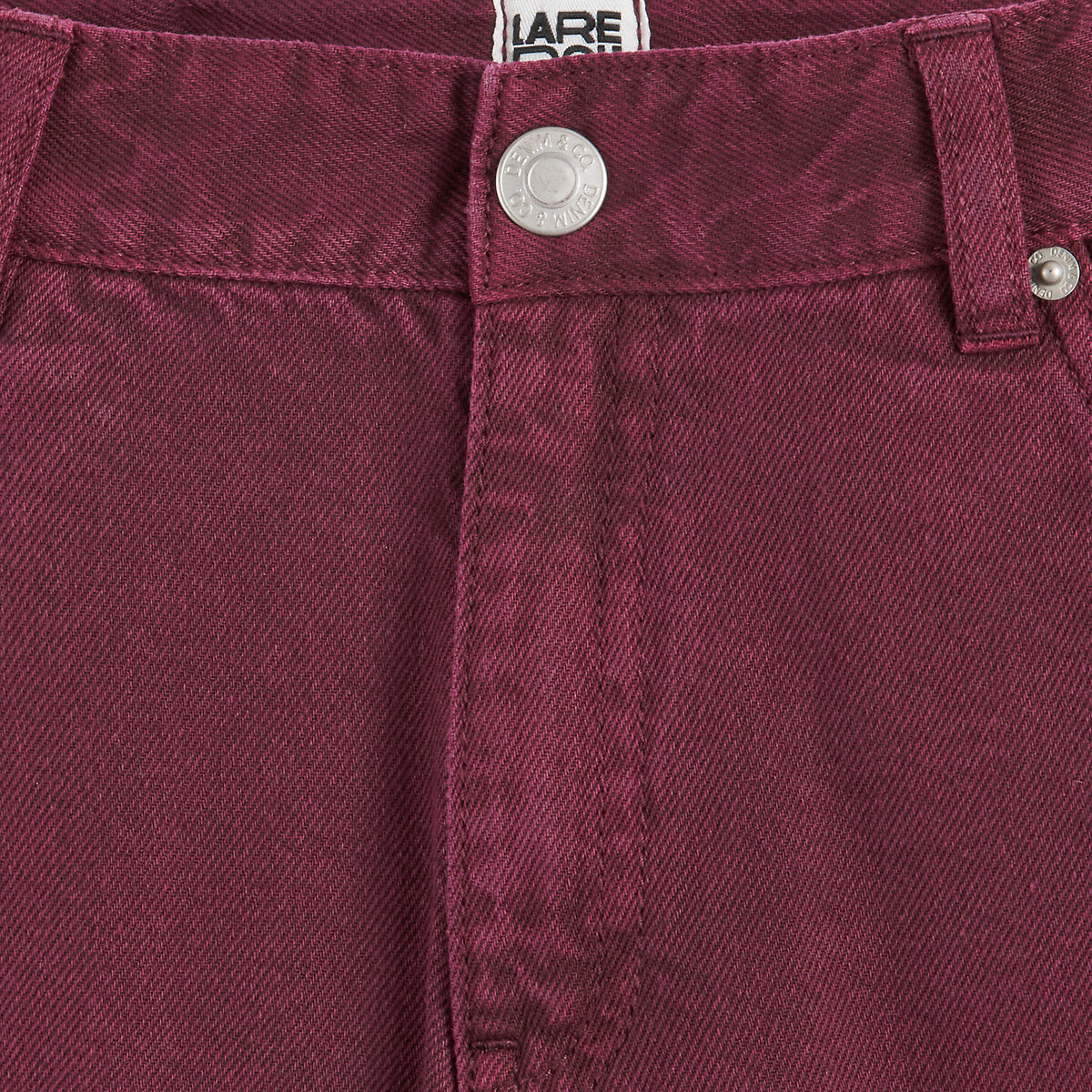 Pantalon large bordeaux, LA REDOUTE COLLECTIONS