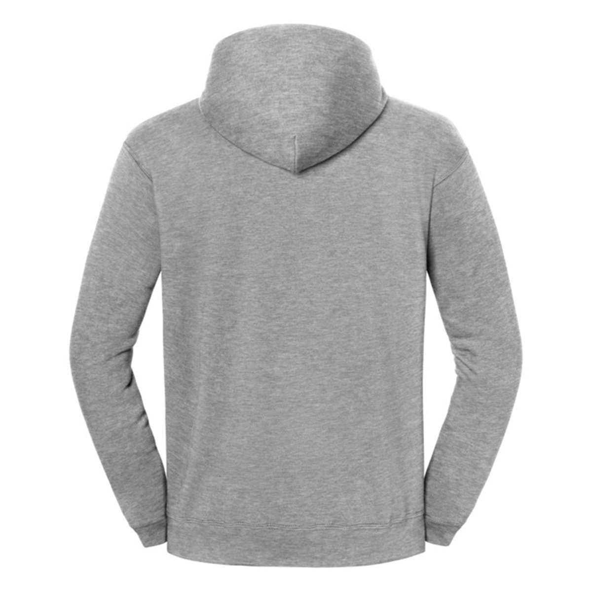 Veste unie de survêtement à capuche ICONIC PREMIUM gris clair chiné, FRUIT OF THE LOOM