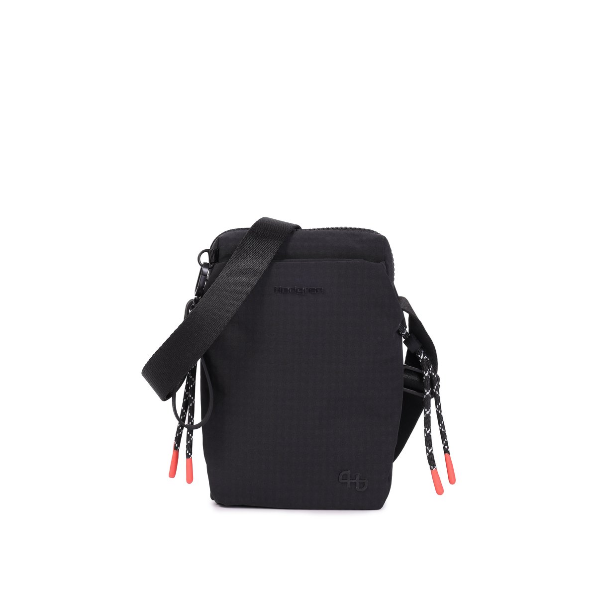 Sac bandoulière compact avec poche bouteille black, HEDGREN