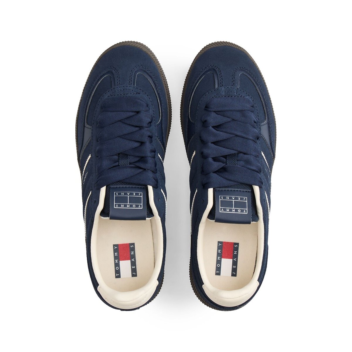 The Greenwich Suede Trainers navy blue, TOMMY JEANS