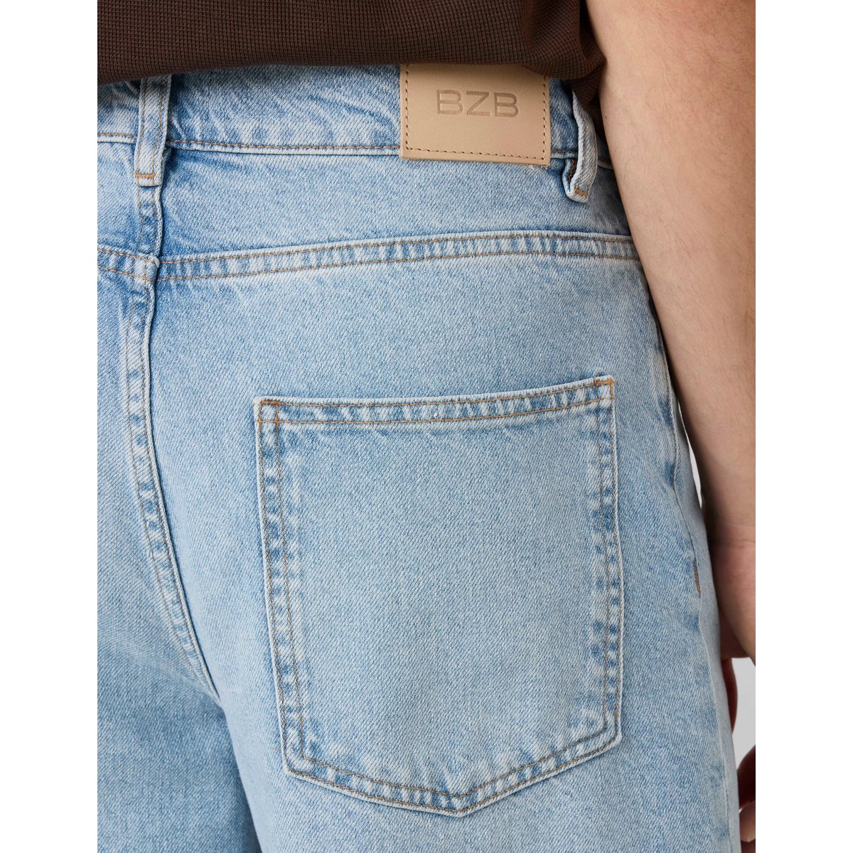 Jean loose 5 poches bleu clair, BZB