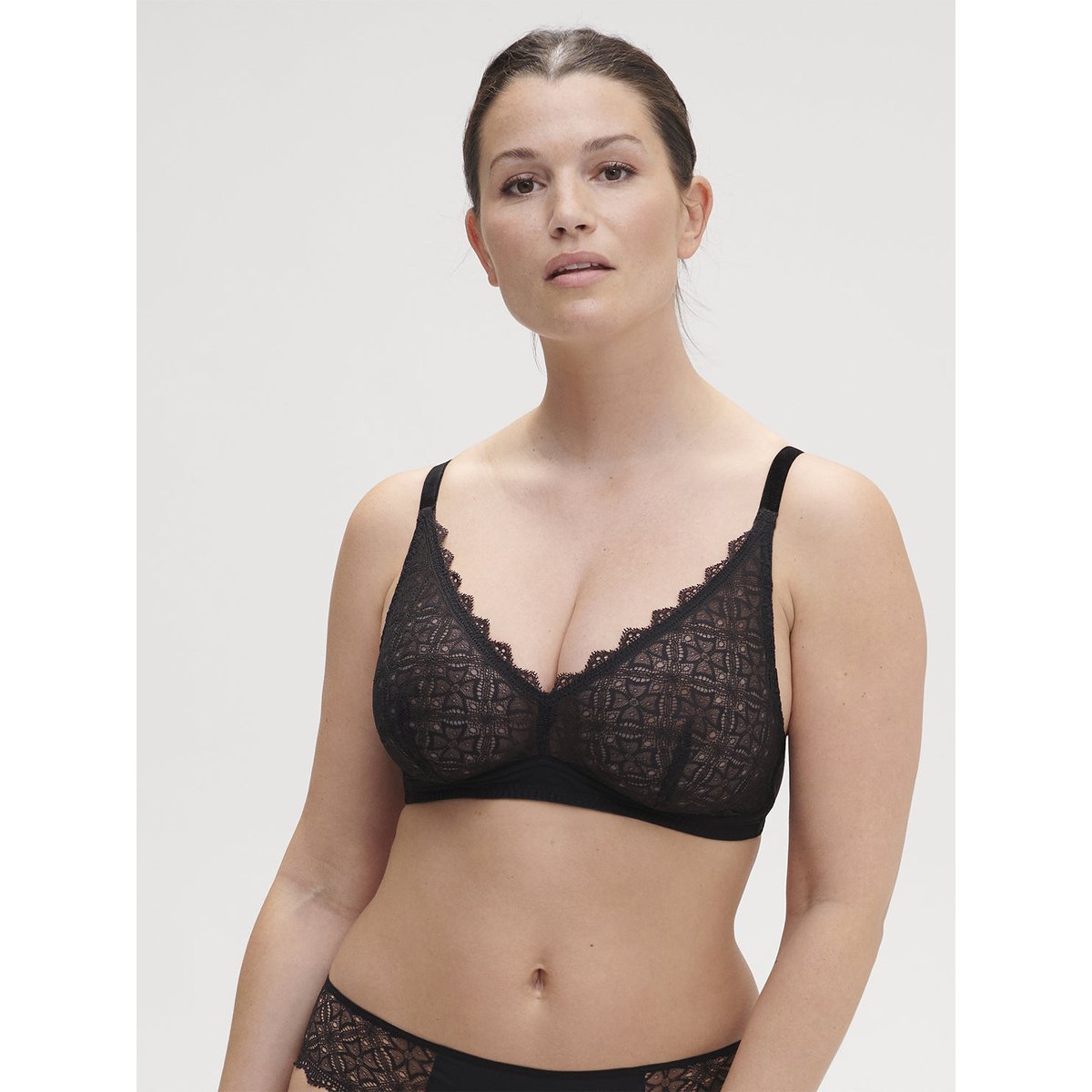 Soutien-gorge sans-armatures structuré, ESCALE noir, SIMONE PERELE