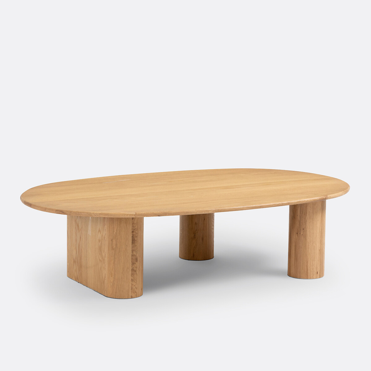 Table basse, en plaqué chêne, CELMAR naturel, LA REDOUTE INTERIEURS