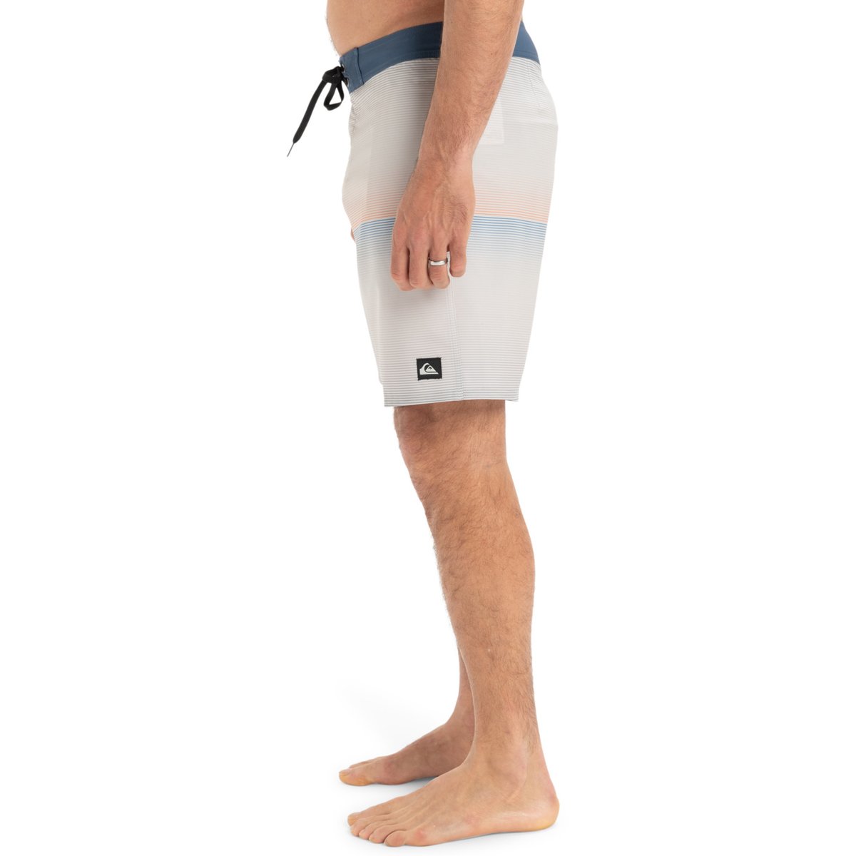 Boardshort SURFSILK STRAIGHT LEG 18" gris wind chime connect, QUIKSILVER