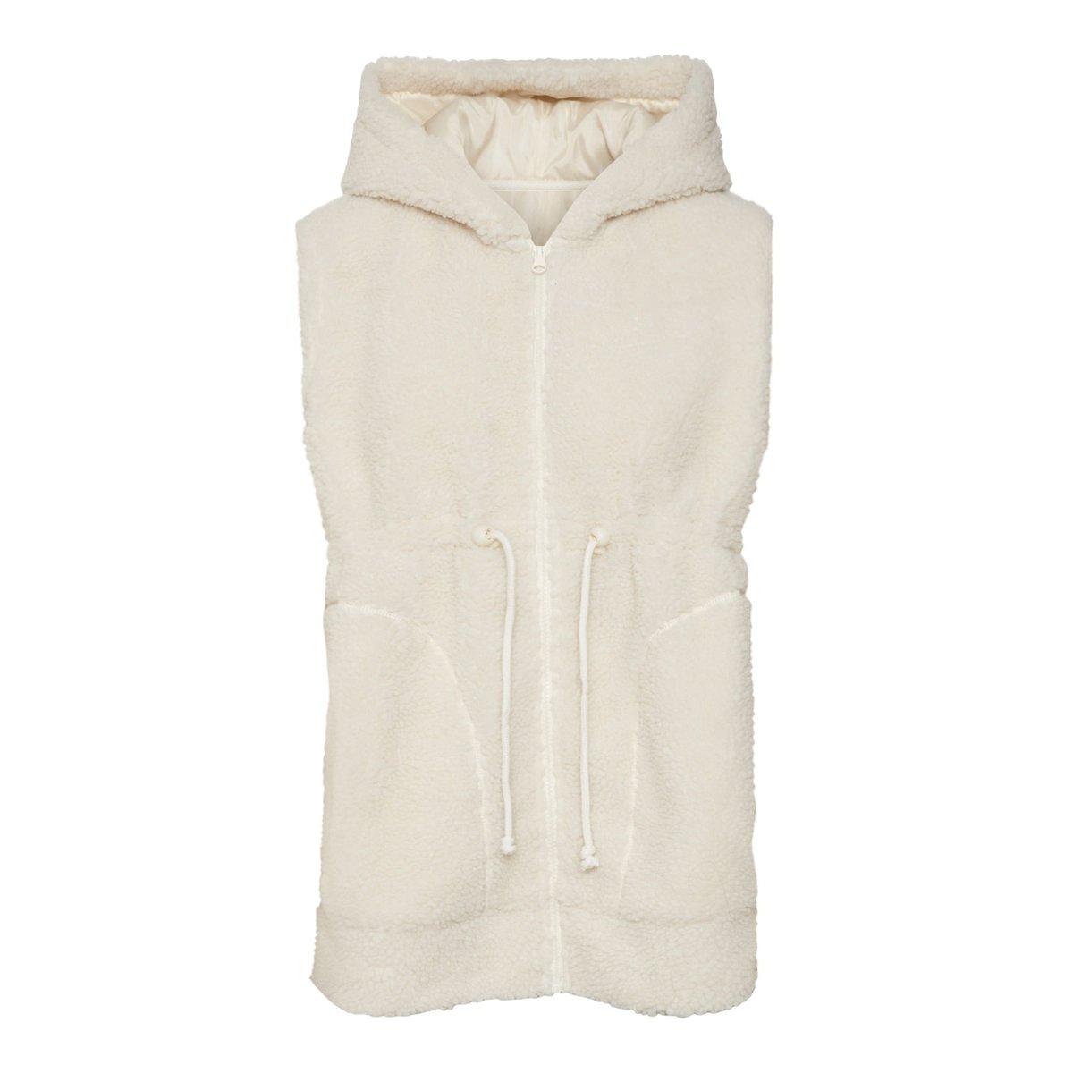 Gilet En Polaire birch, MAMA LICIOUS