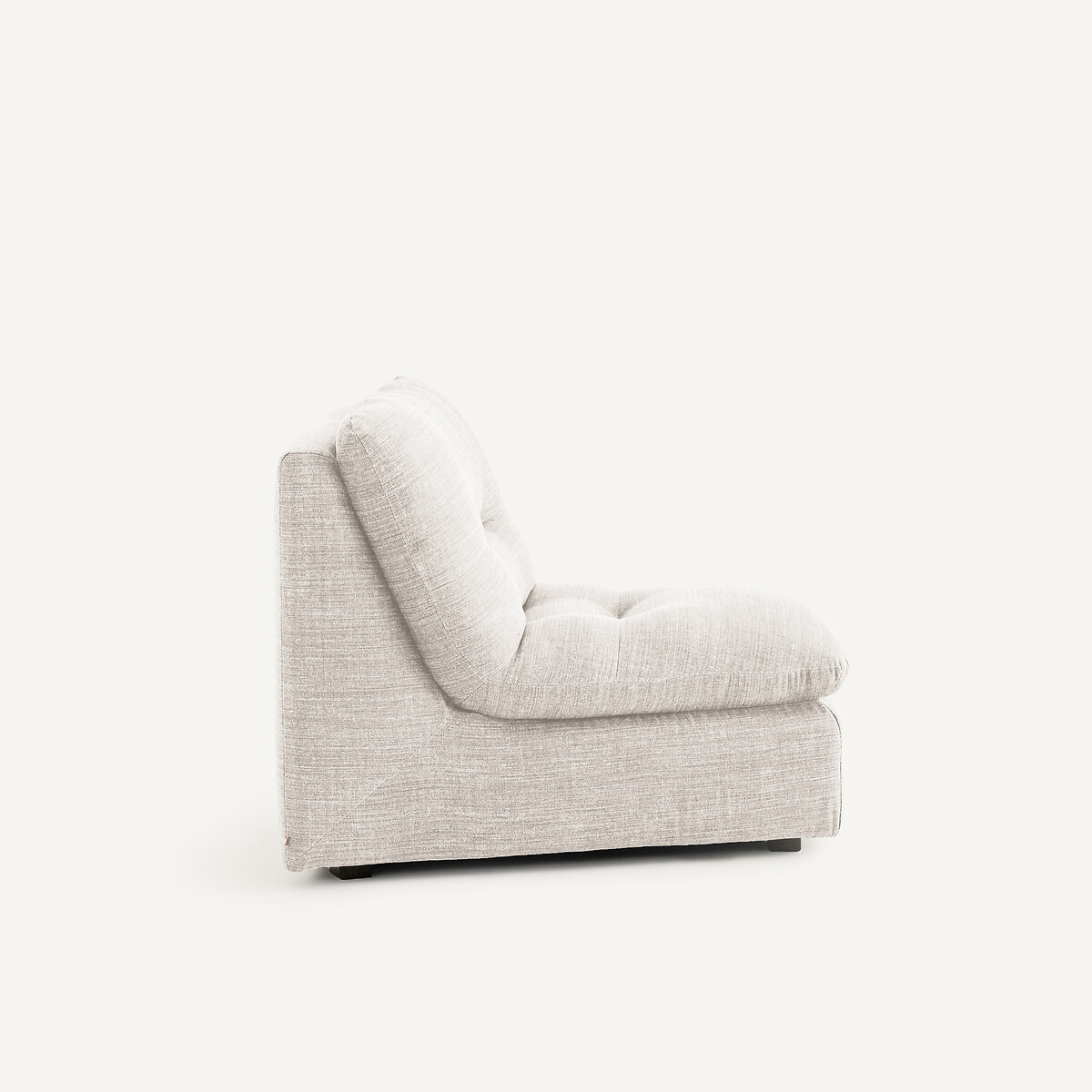 Modulares Ecksofa aus Leinen und Baumwolle, GIULIANO beige, AM.PM