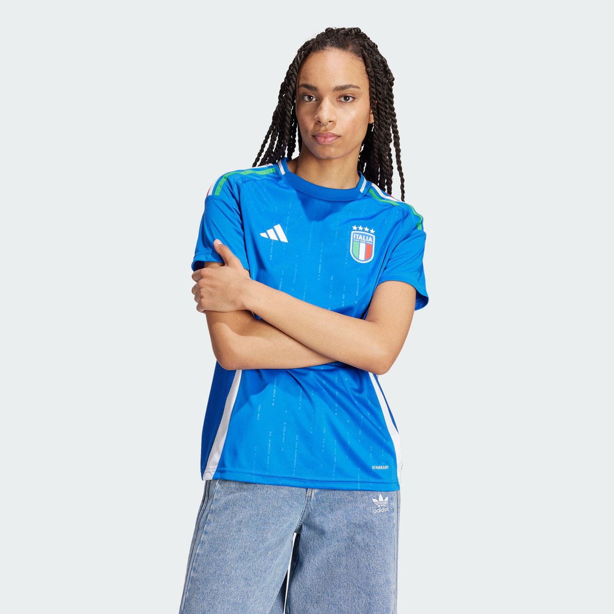 Maillot Domicile Italie 24 Maillot Domicile Italie 24 blue, adidas Performance