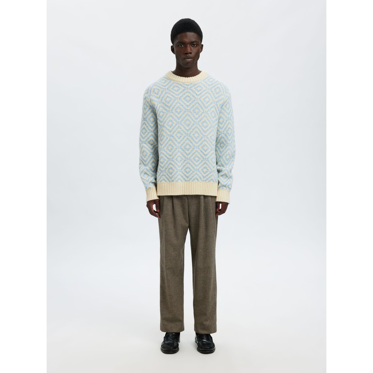 Pull En Maille egret, SELECTED