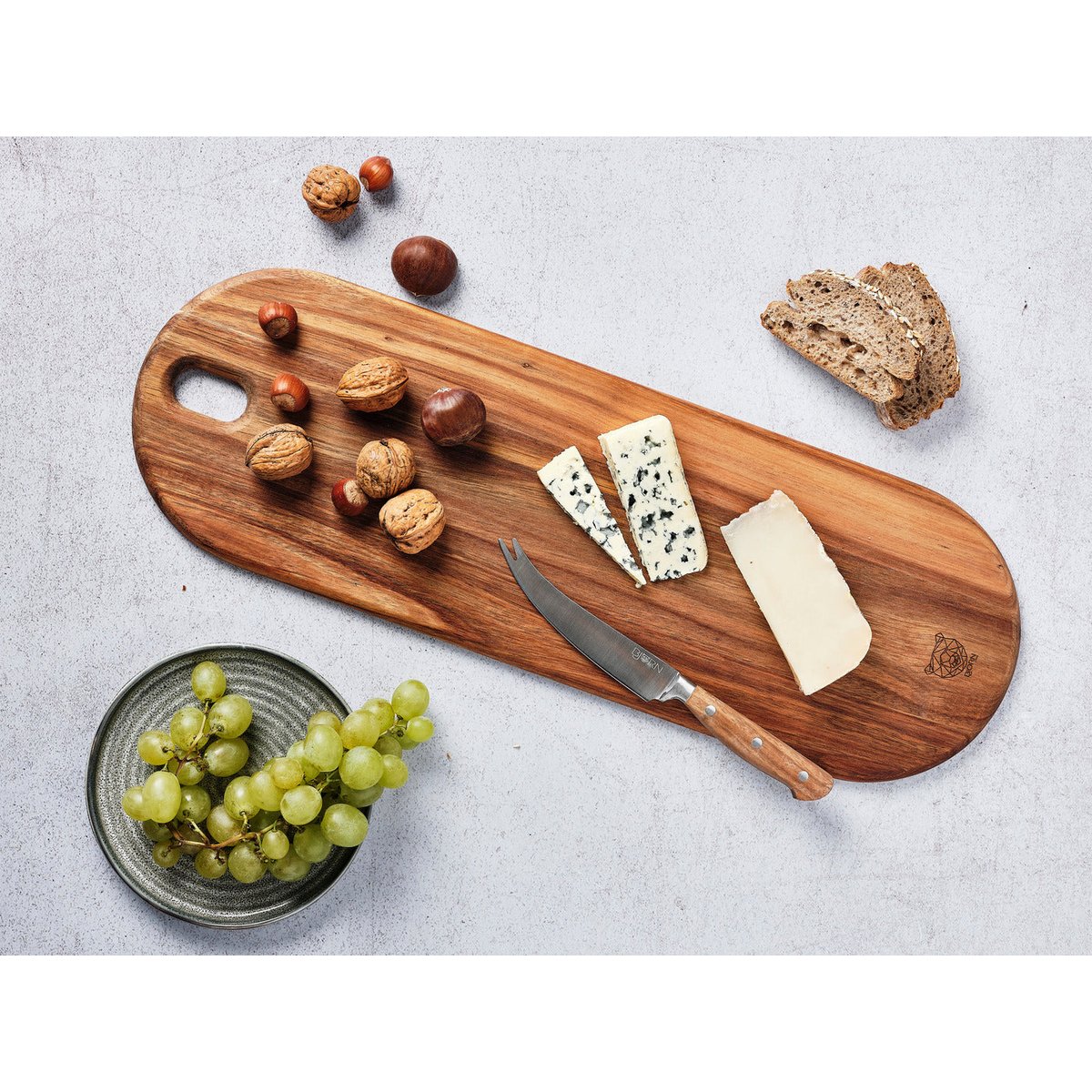 Lot de 1 planches en bois, NUDE bois vernis, BJORN