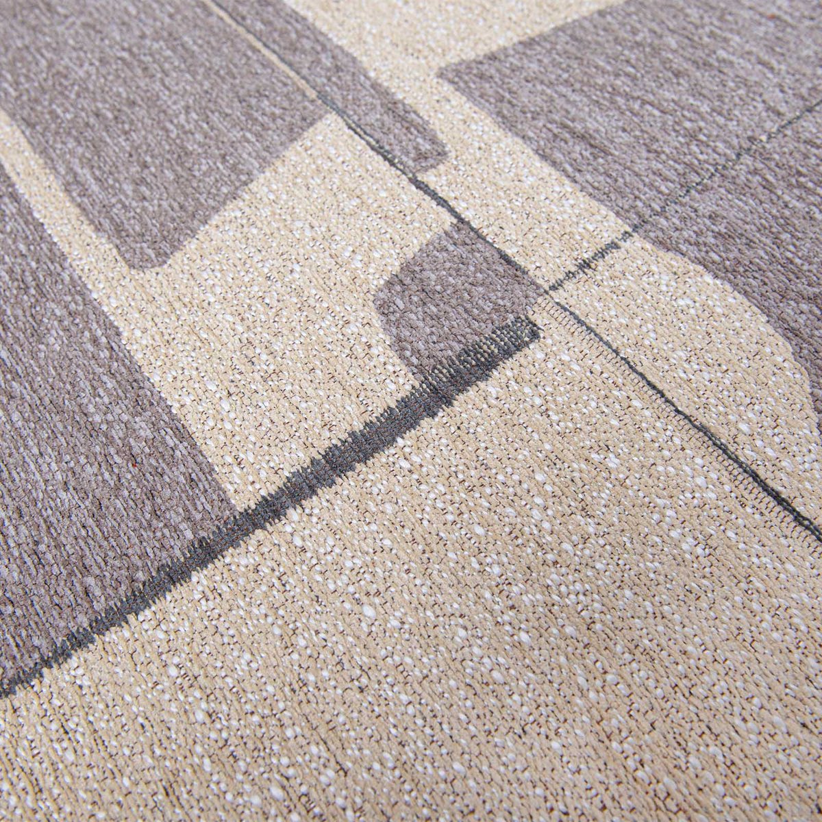 Tapis intérieur/extérieur tissé plat ROPY gris, NOVATREND