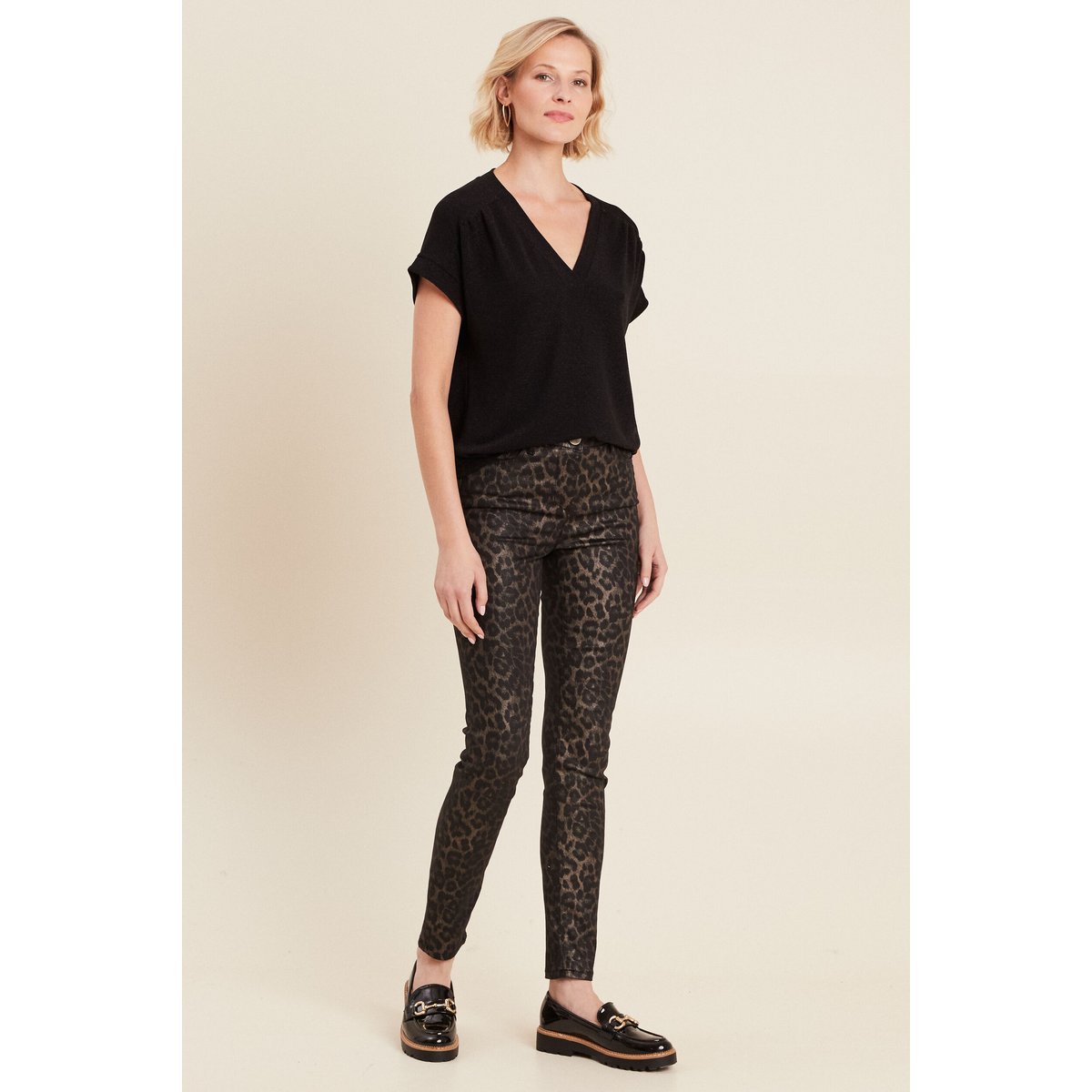 T-shirt manches courtes noir, BREAL