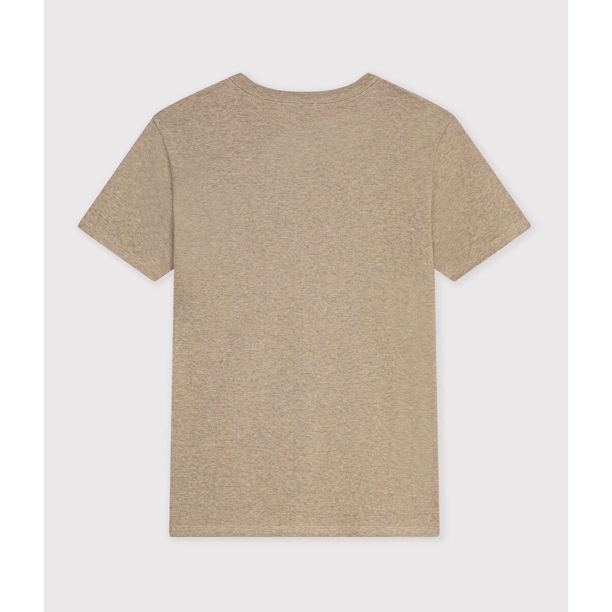 Crew Neck Short Sleeve T-Shirt beige, PETIT BATEAU