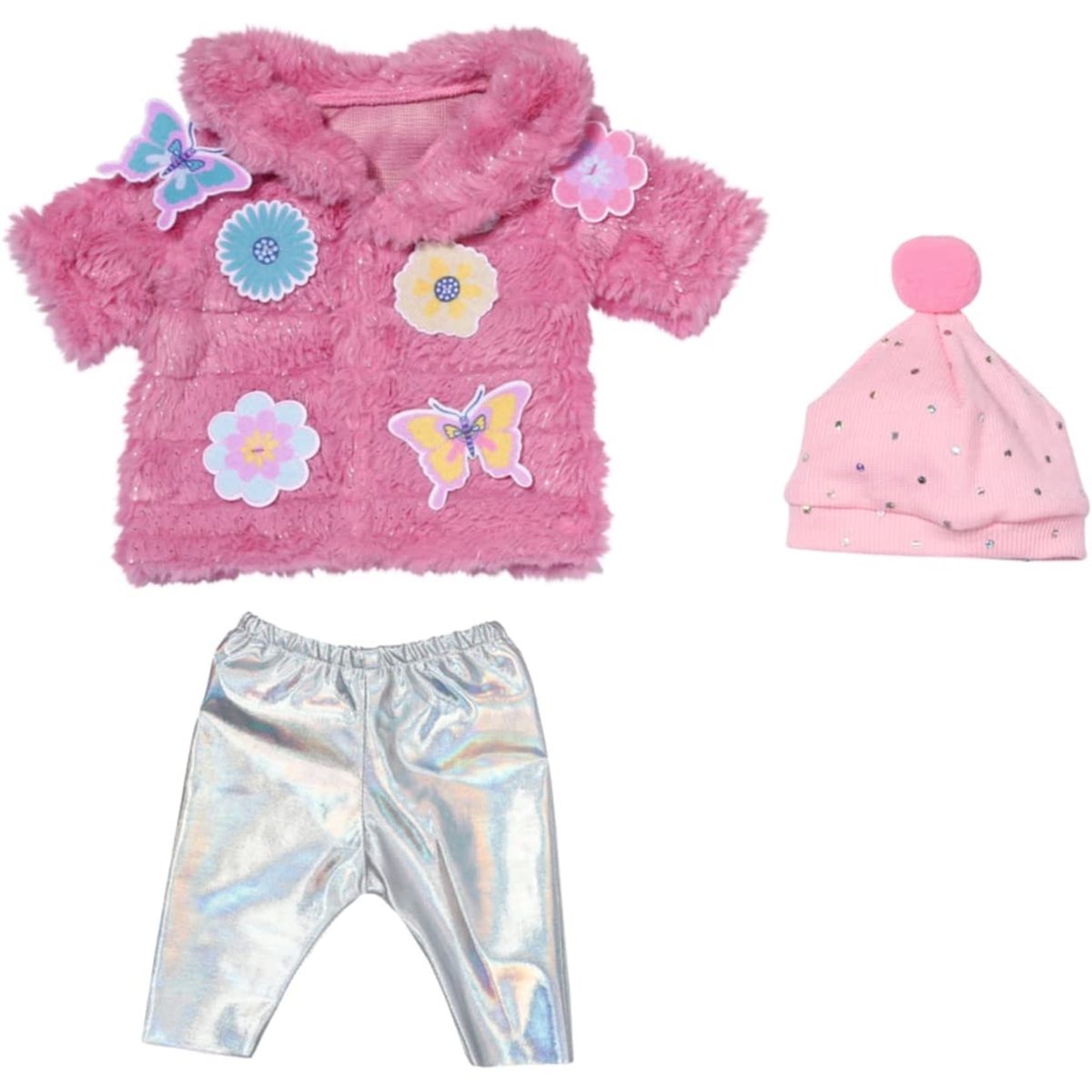 BABY born Tenue Deluxe joli rose pour poupée 43cm multicolore, ZAPF CREATION