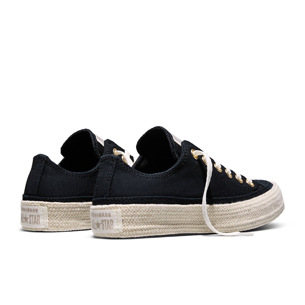 Baskets CHUCK TAYLOR ALL STAR ESPADRILLE CANVAS noir, CONVERSE