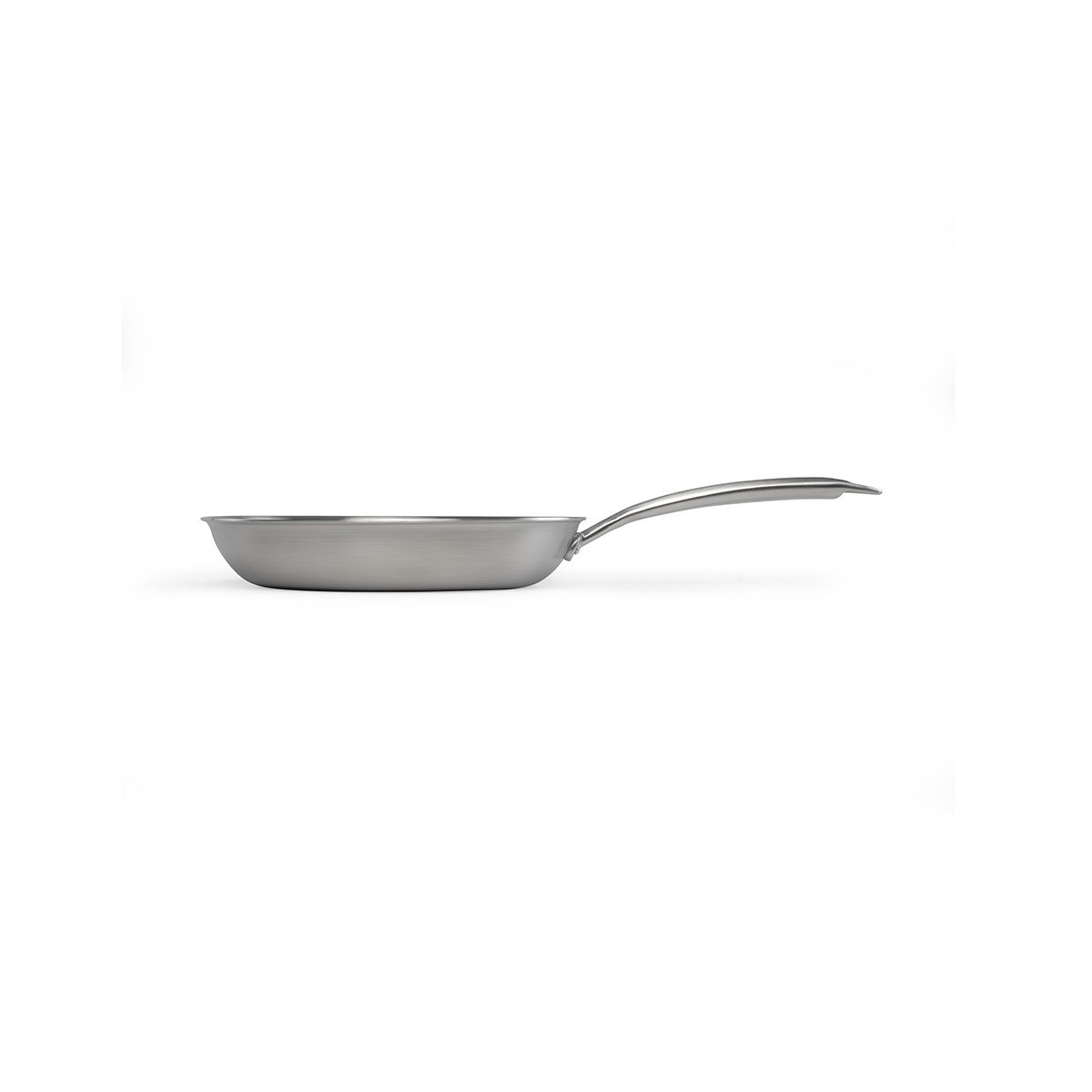 Poêle en acier inoxydable 20 cm BRIGADE couleur unique, LIVOO