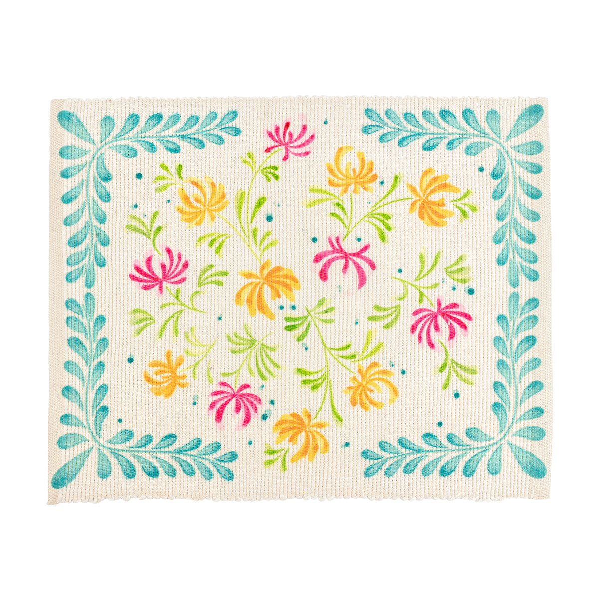 Set of 4 Honeysuckles Placemats multi-coloured, FURN.