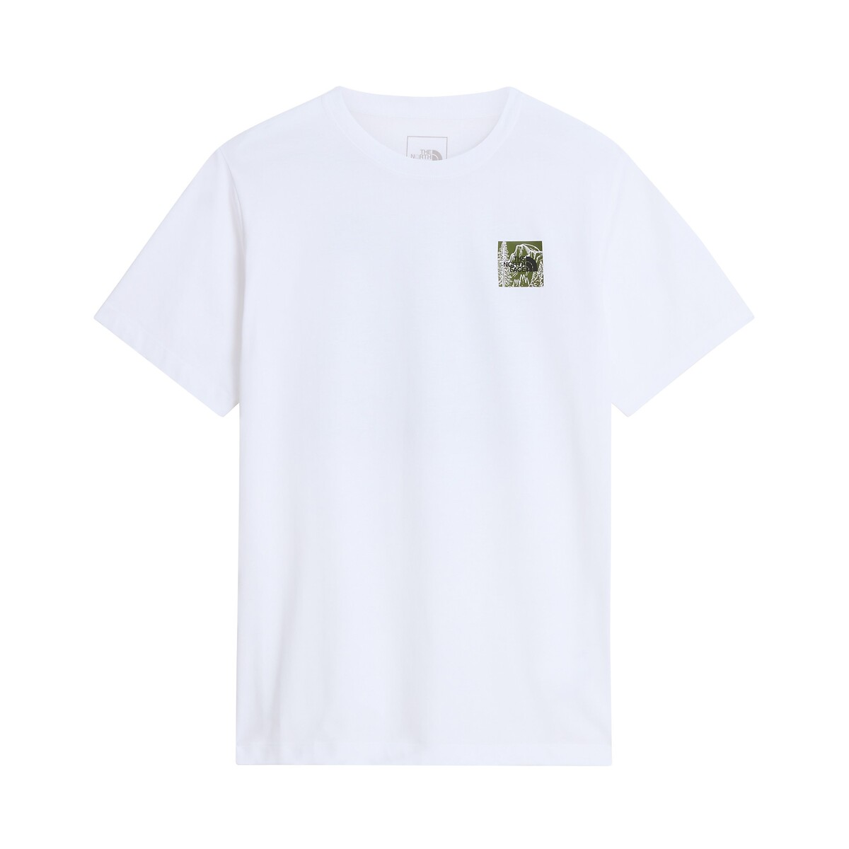 T-shirt manches courtes, imprimé dos blanc, THE NORTH FACE