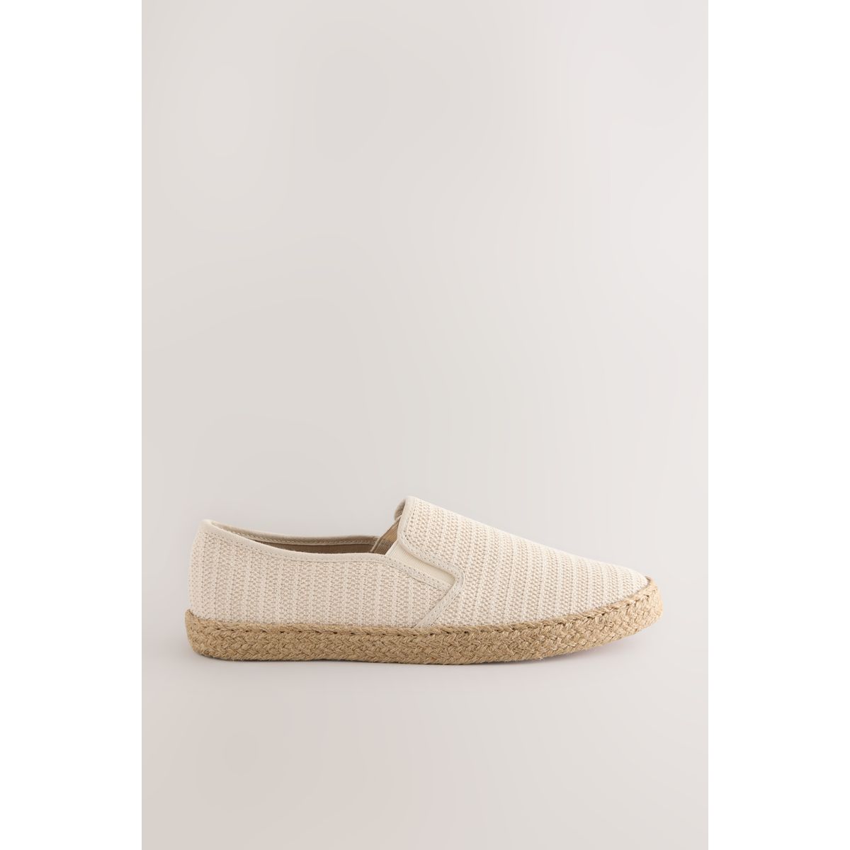Espadrilles en toile à enfiler naturel, NEXT