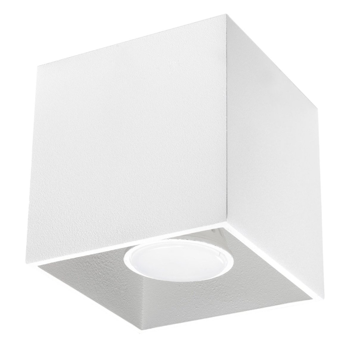 Plafonnier Aluminium Blanc GU10 1 Quad blanc, EDEN