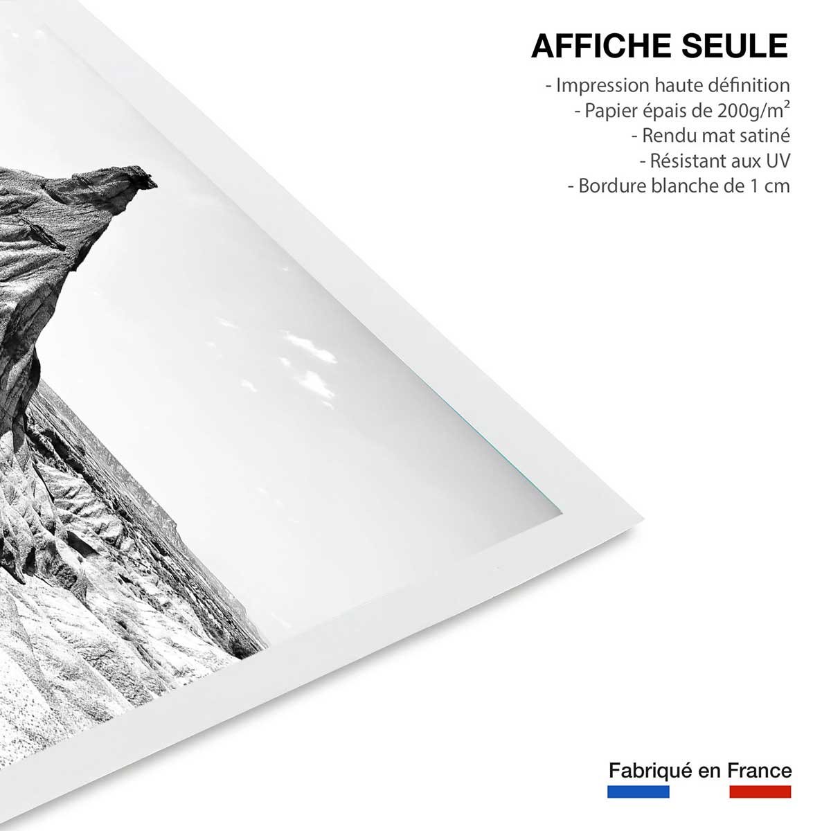 Affiche piton de los bardenas affiche seule, HEXOA