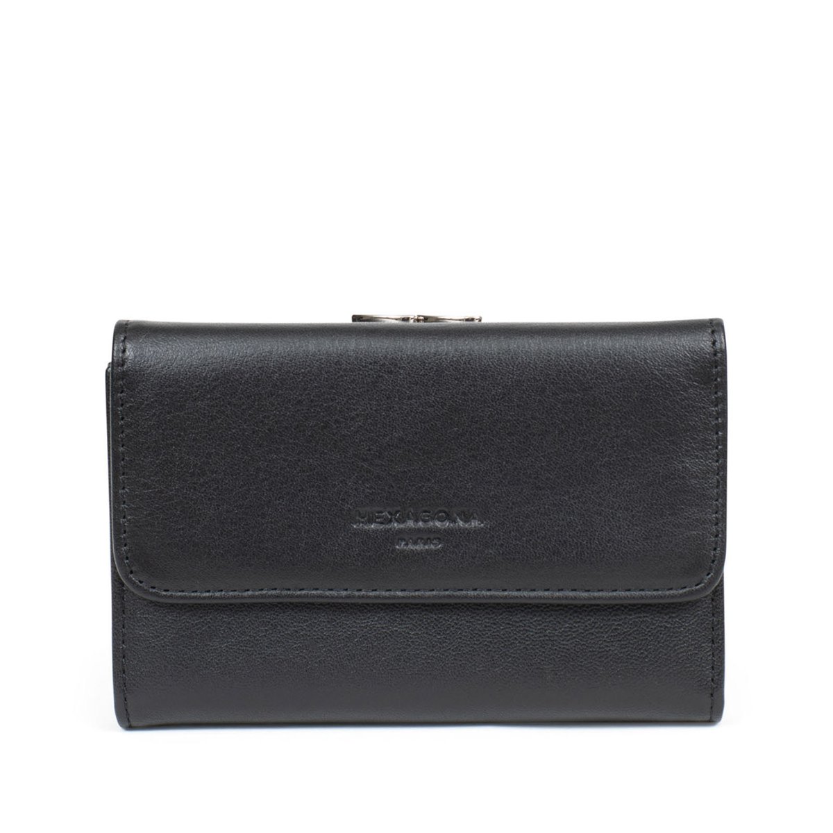 Portefeuille  SOFT noir, HEXAGONA