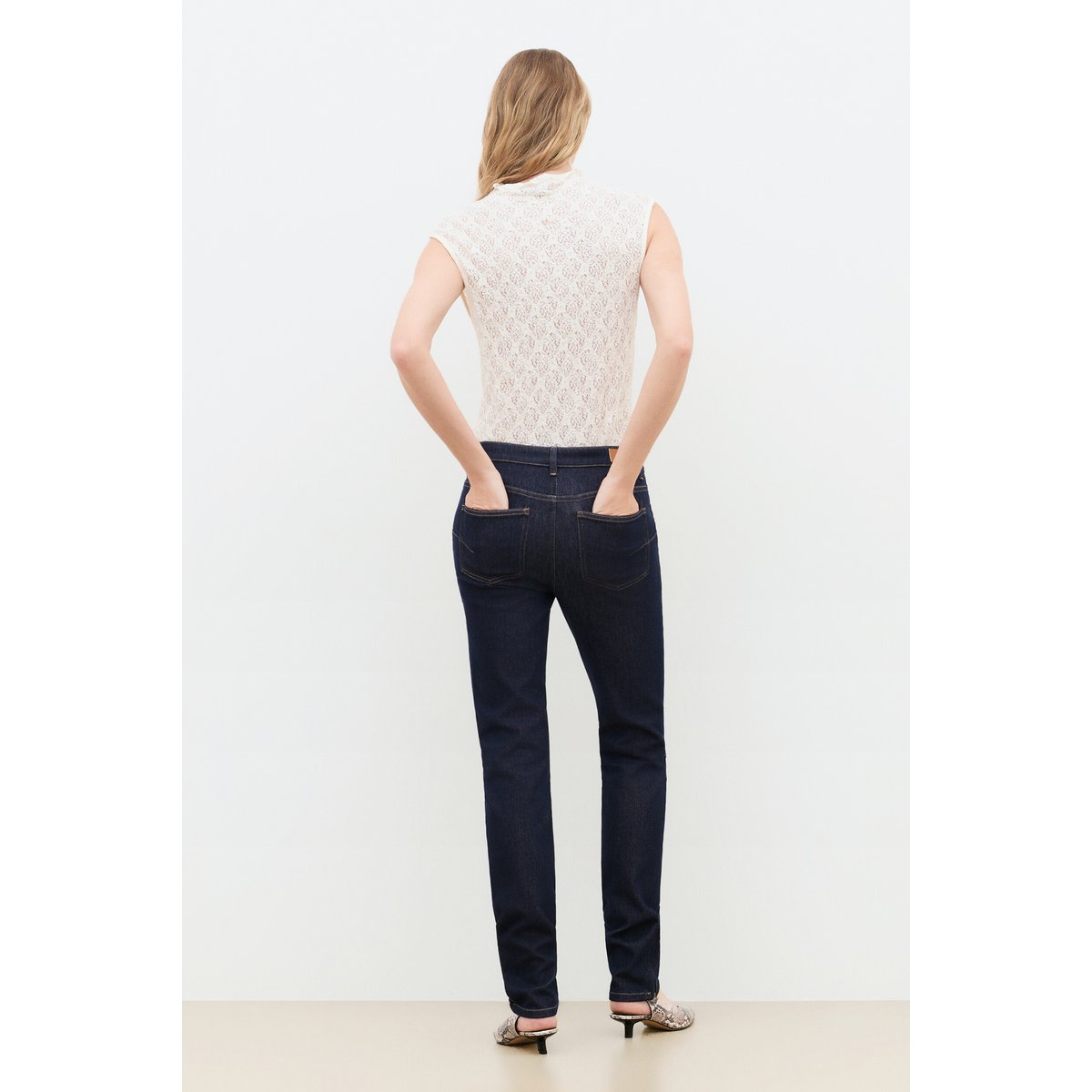 Pantalon slim moderne PWESLEYDENIM denim brut, CAROLL