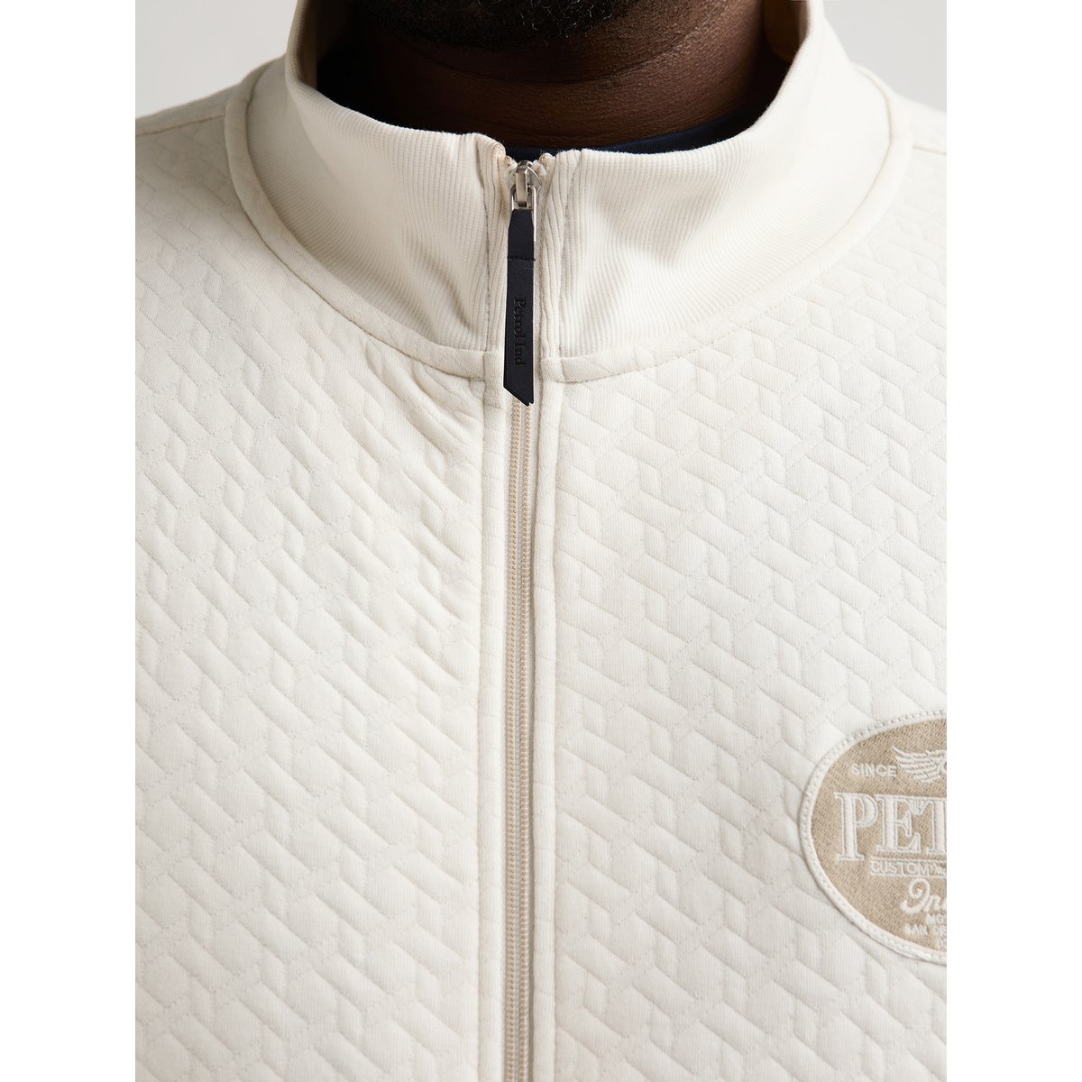 Cardigan décontracté grande taille kilómetro blanc seashell, PETROL INDUSTRIES