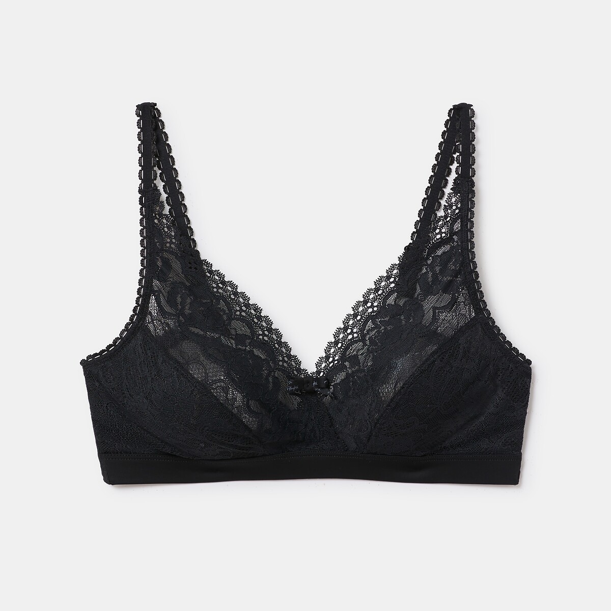 Reggiseno senza ferretti Flower Elegance nero , PLAYTEX