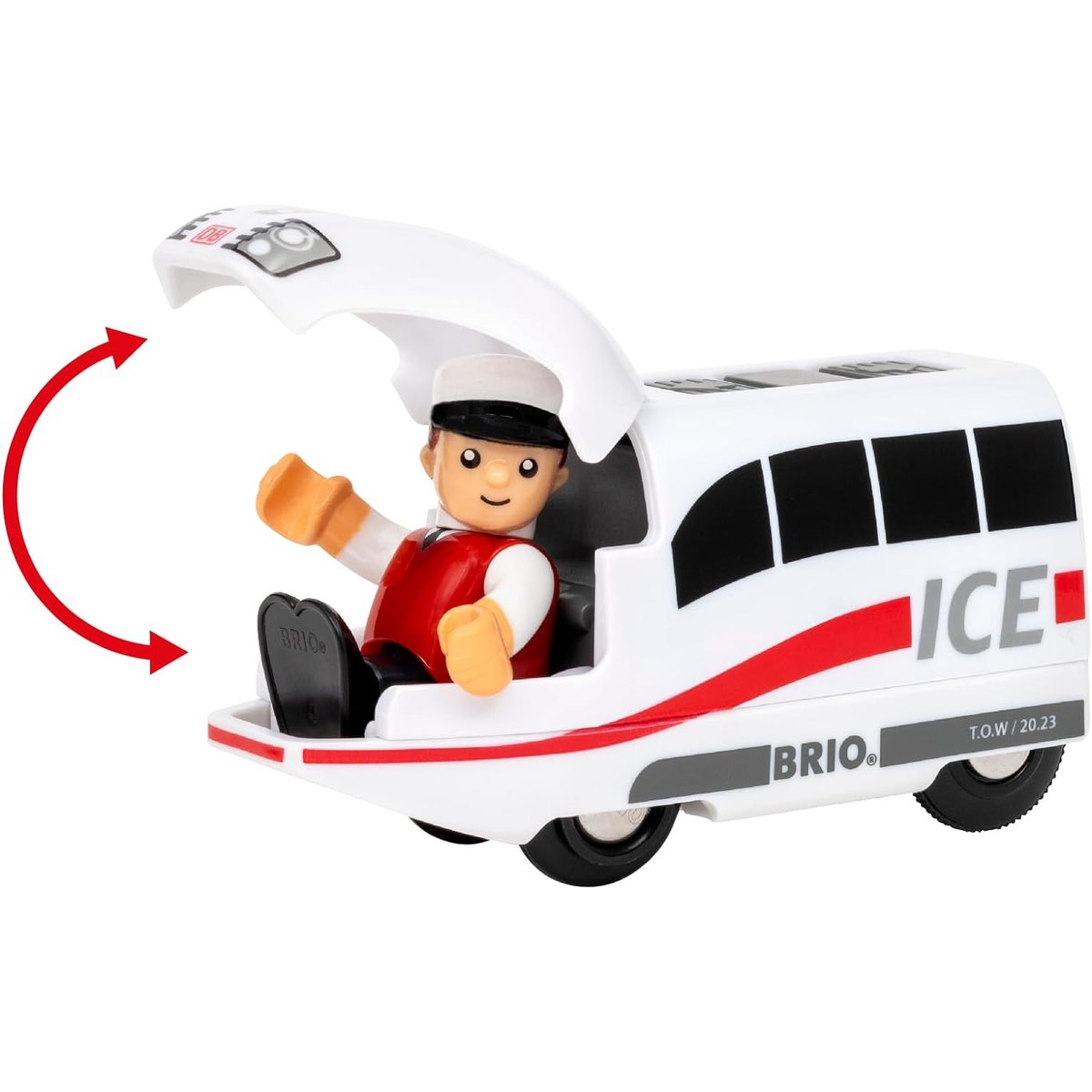 Train ICE rechargeable blanc, BRIO