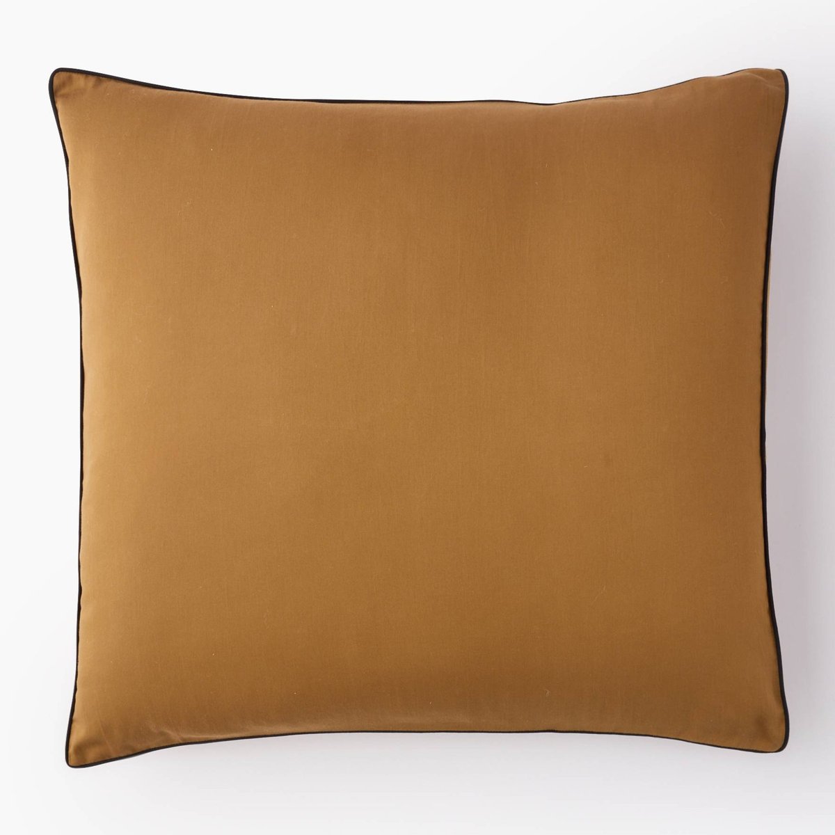 Taie d'oreiller en satin de coton bio, GOTS noisetier, MONOPRIX
