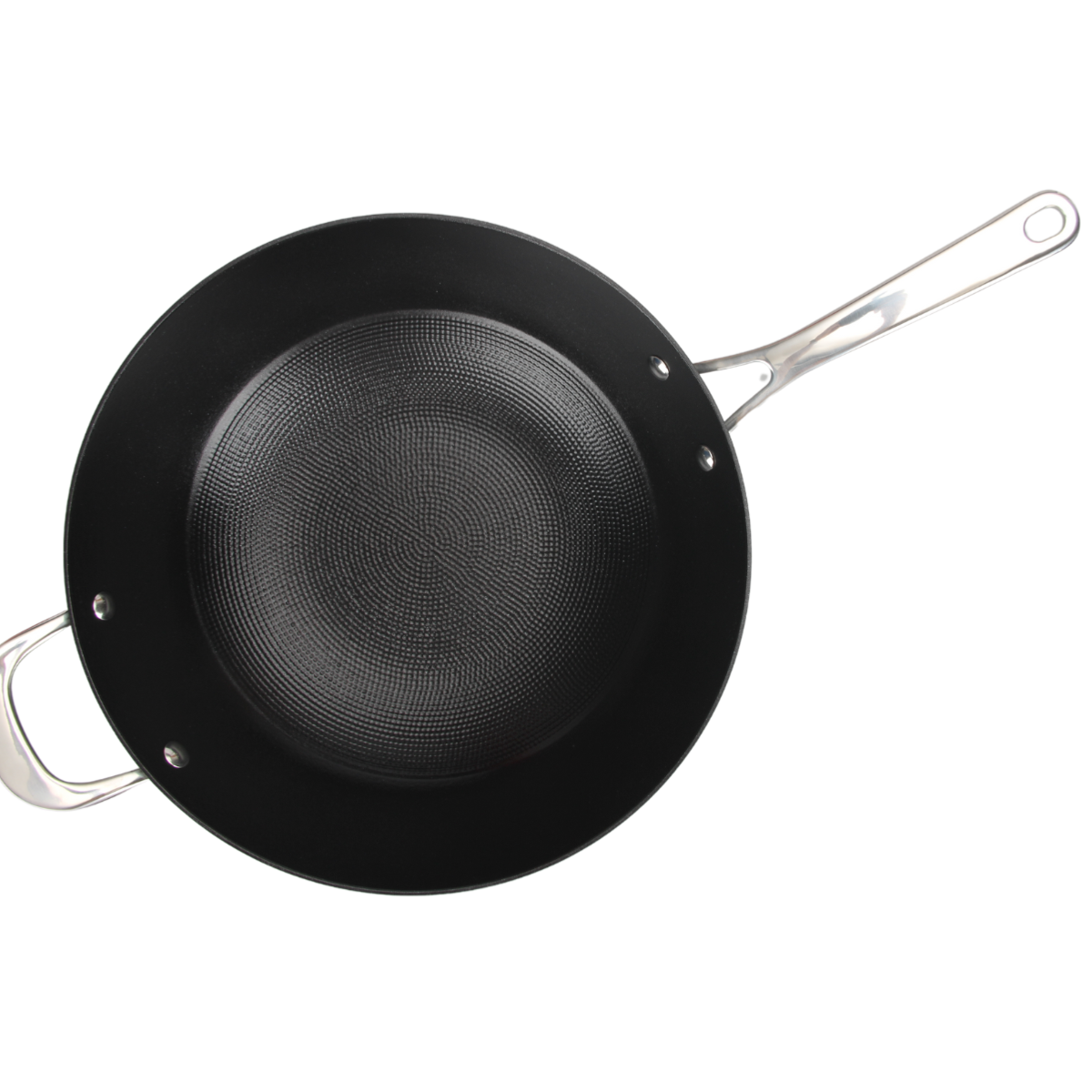 Wok noir 32cm - "AirIron" noir, LAGUIOLE CUISSON