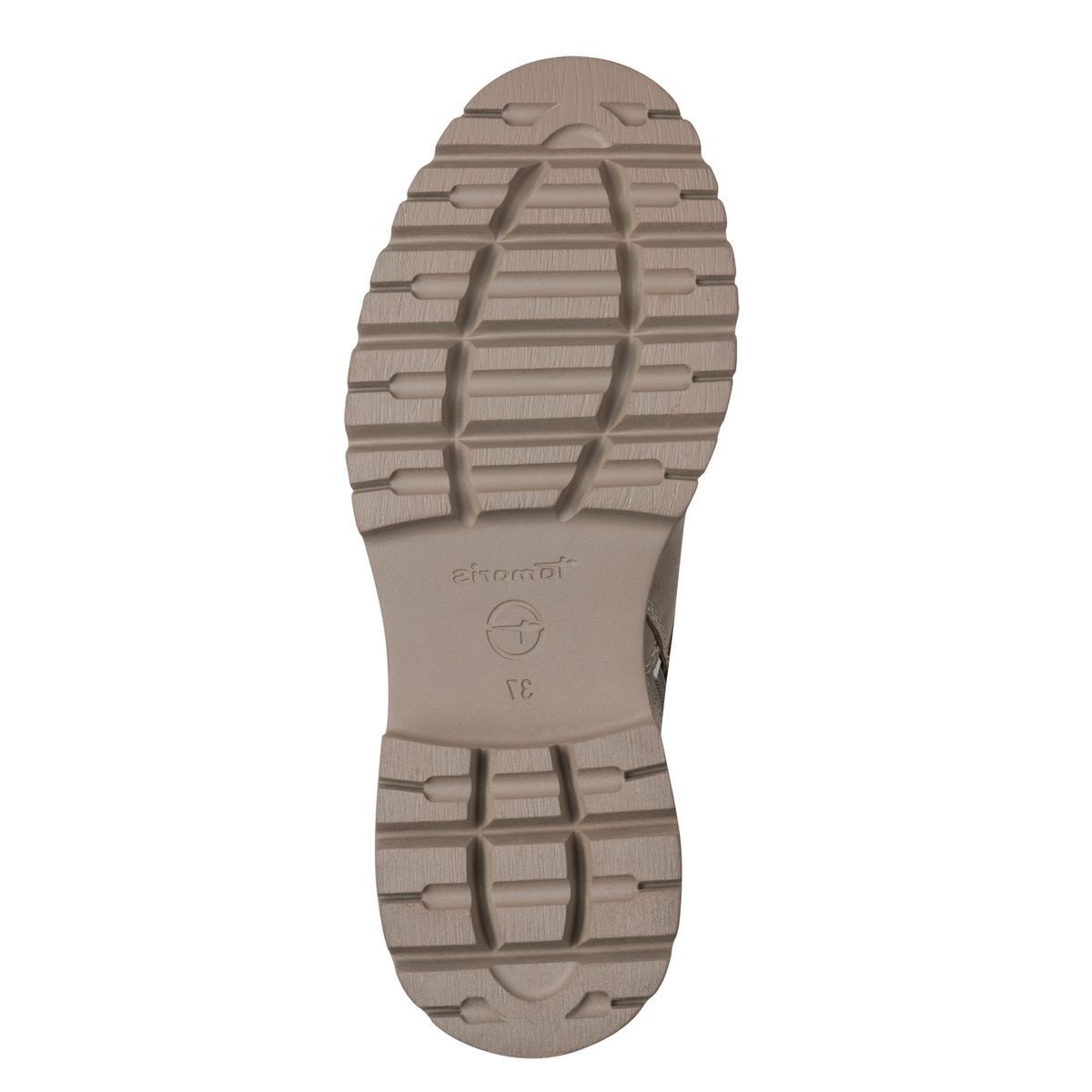 Bottine en cuir marron taupe, TAMARIS
