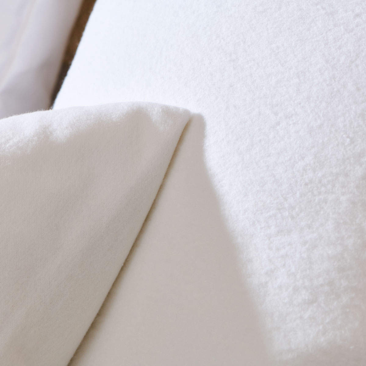 Protège matelas Luxe 400 gr - Molleton 100% coton blanc, TRADITION DES VOSGES