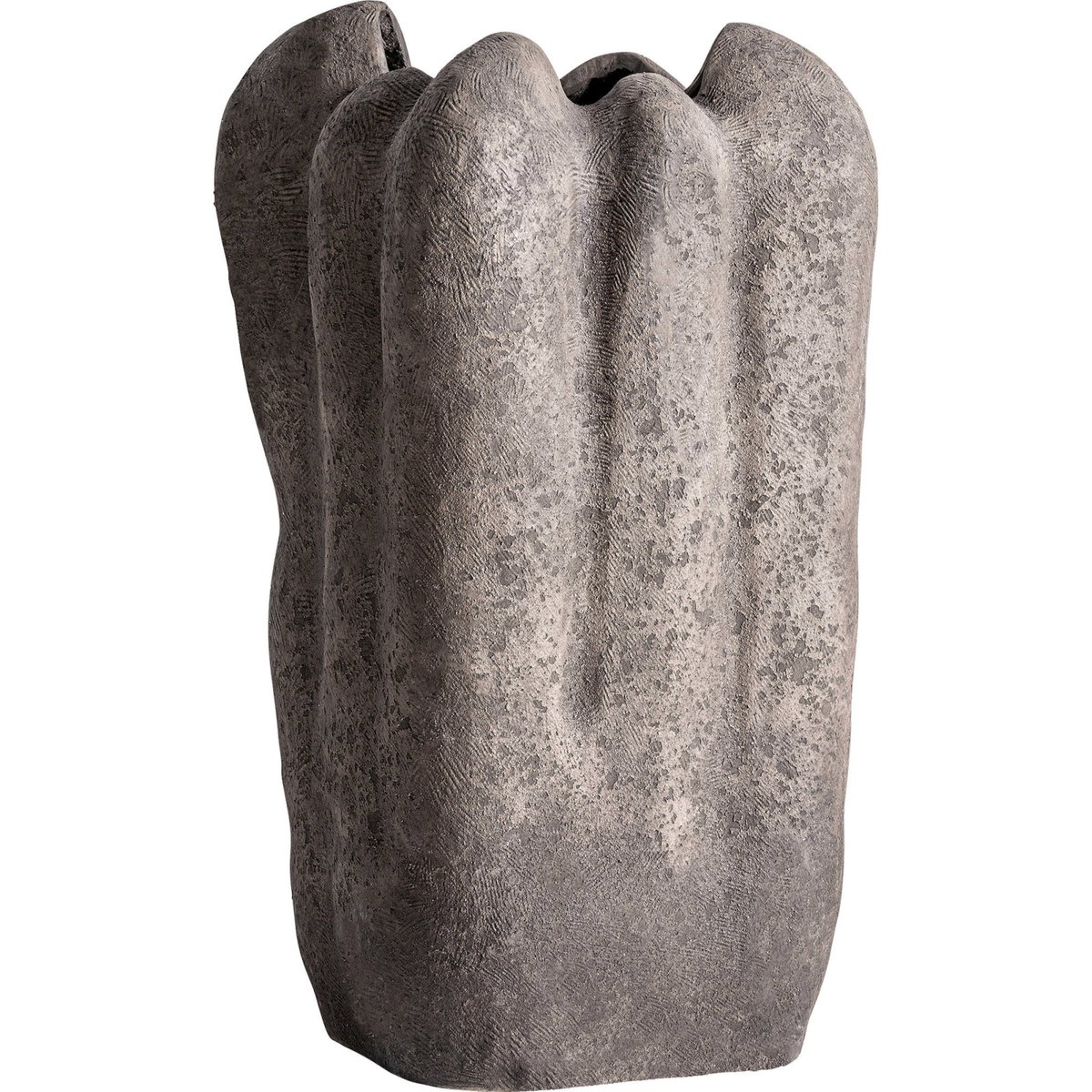 Vase amphore contemporain effet béton gris, RECOLLECTION