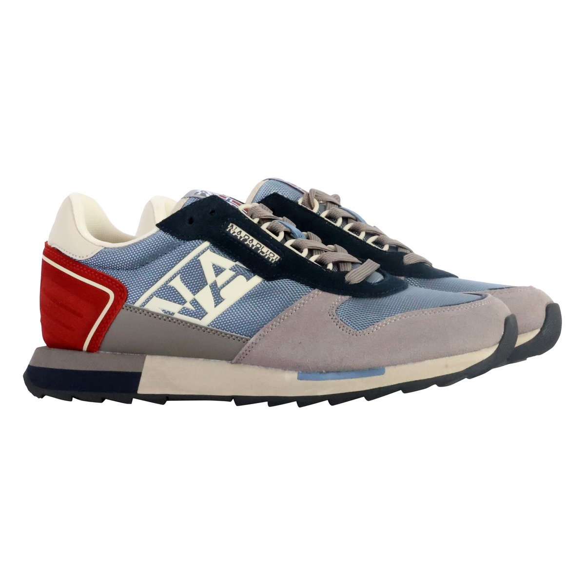 Basket Cuir Virtus blue/taupe, NAPAPIJRI