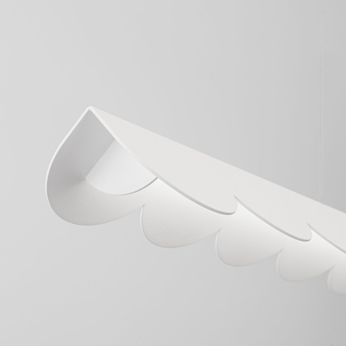 Suspension Aluminium Blanc LED 1 Biscuit blanc, EDEN