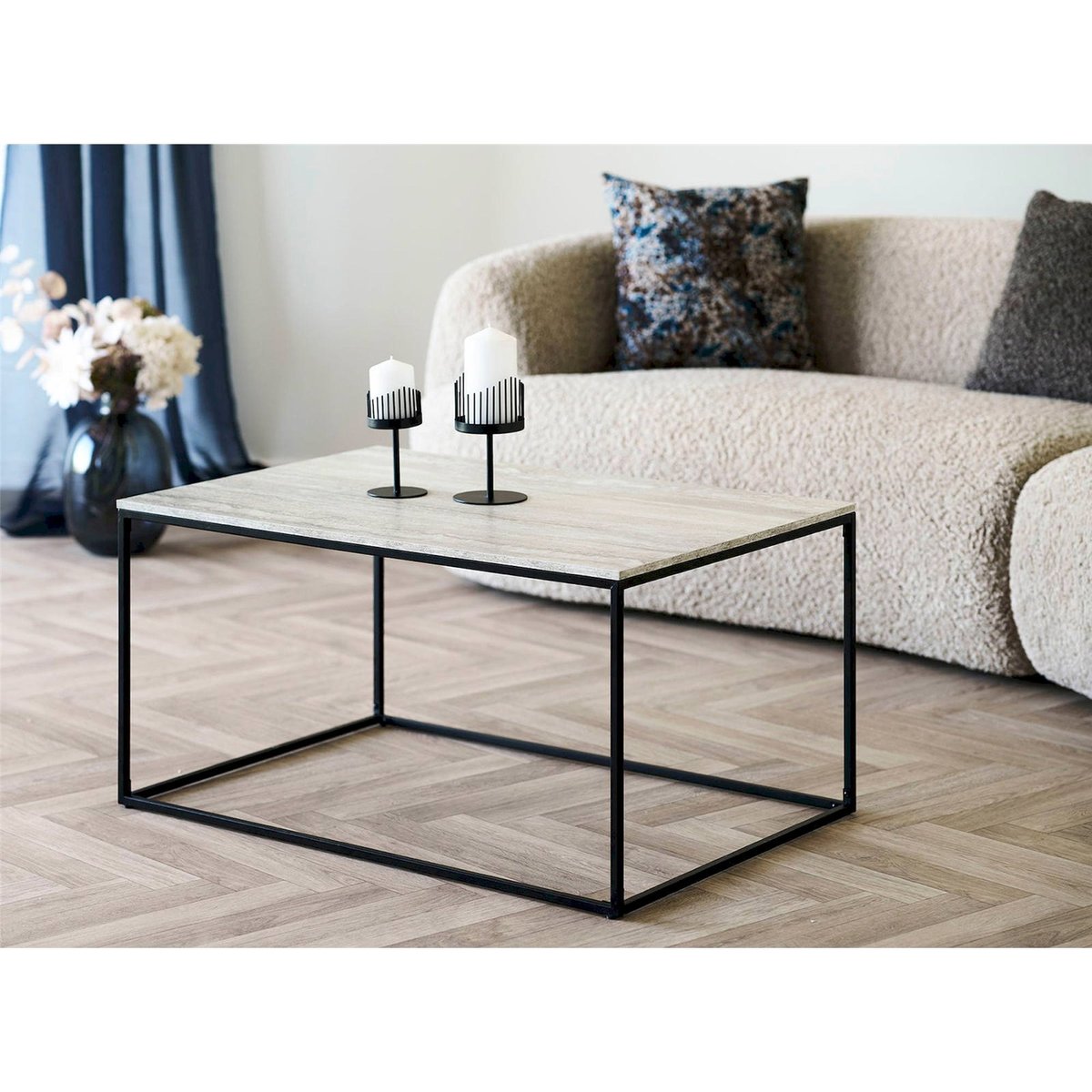 Table basse effet travertin KRAPINA travertin, RECOLLECTION