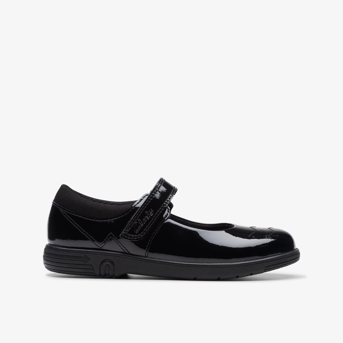 Ballerines Brevet Ajustement Étroit JAZZY JIG K noir, CLARKS
