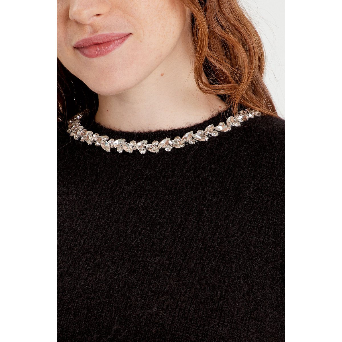Pull manches courtes noir, CACHE CACHE
