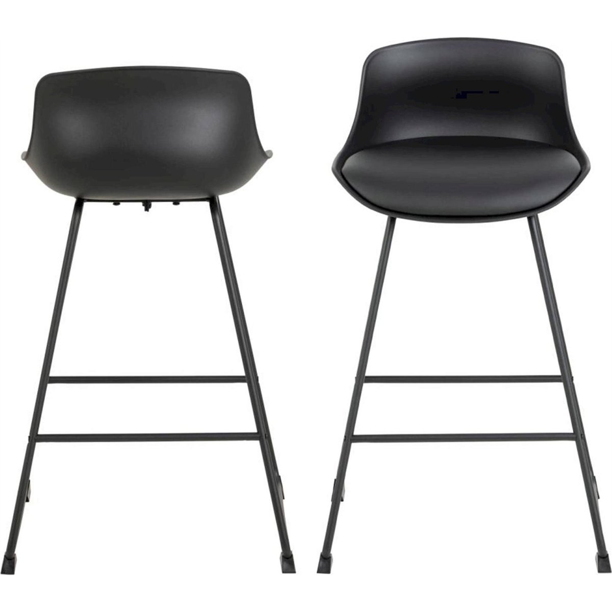 Tabouret de bar collection SCHINO noir, RECOLLECTION