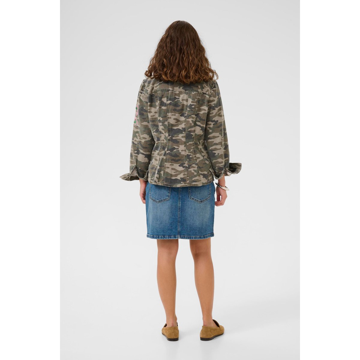 Chemise à manches longues vert camouflage, CULTURE