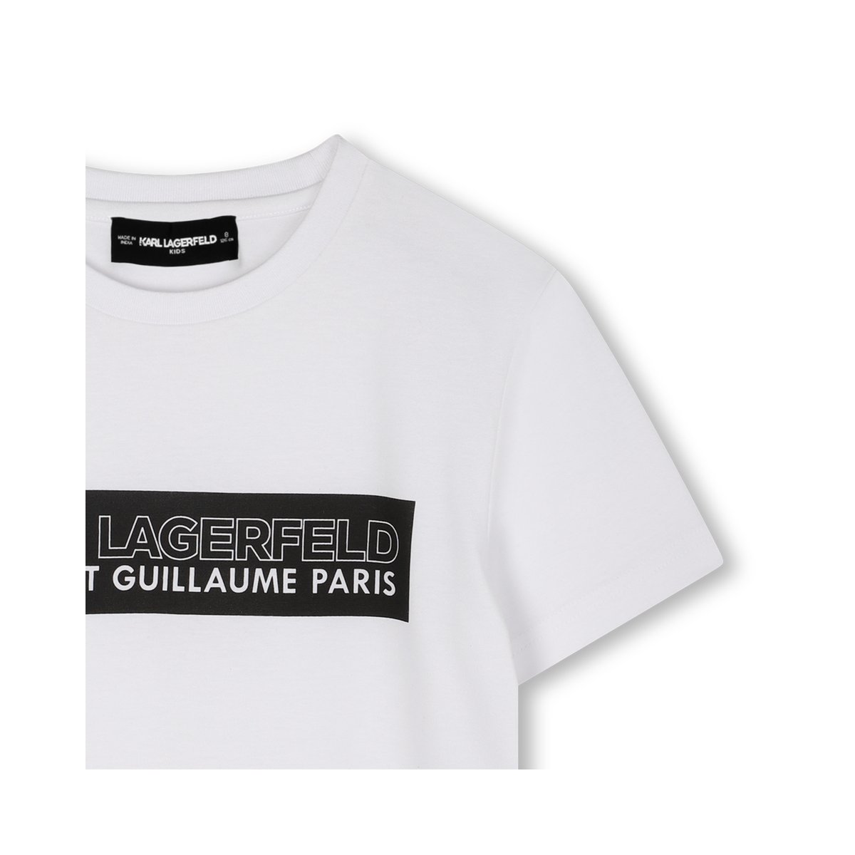 T-shirts à manches courtes blanc, KARL LAGERFELD KIDS