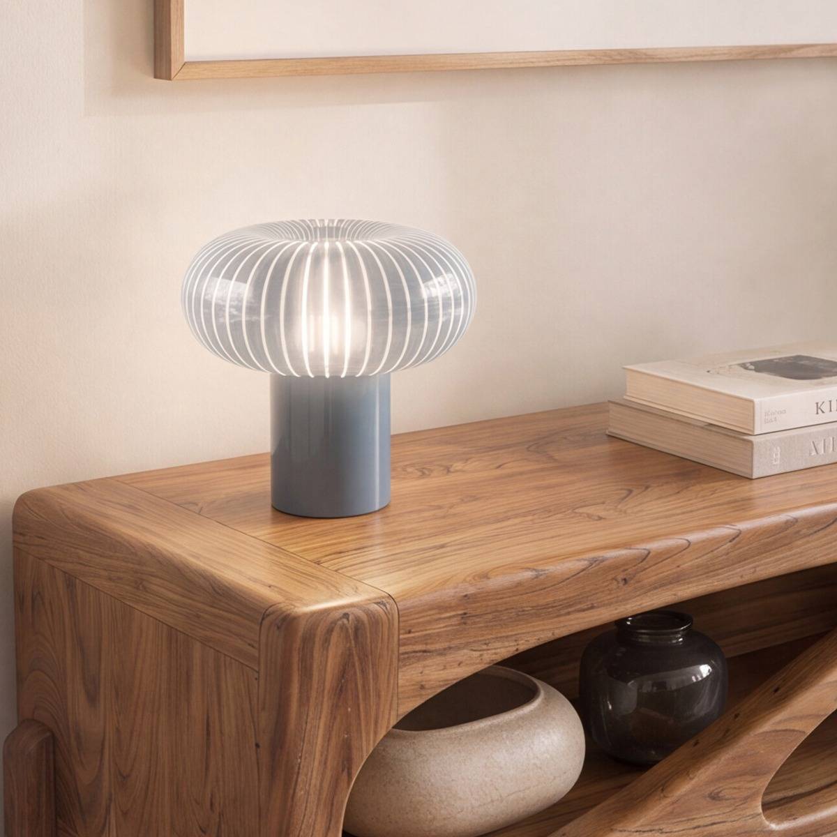 Meuble TV en bois d'acacia TRINITE bois clair, MADE IN MEUBLES