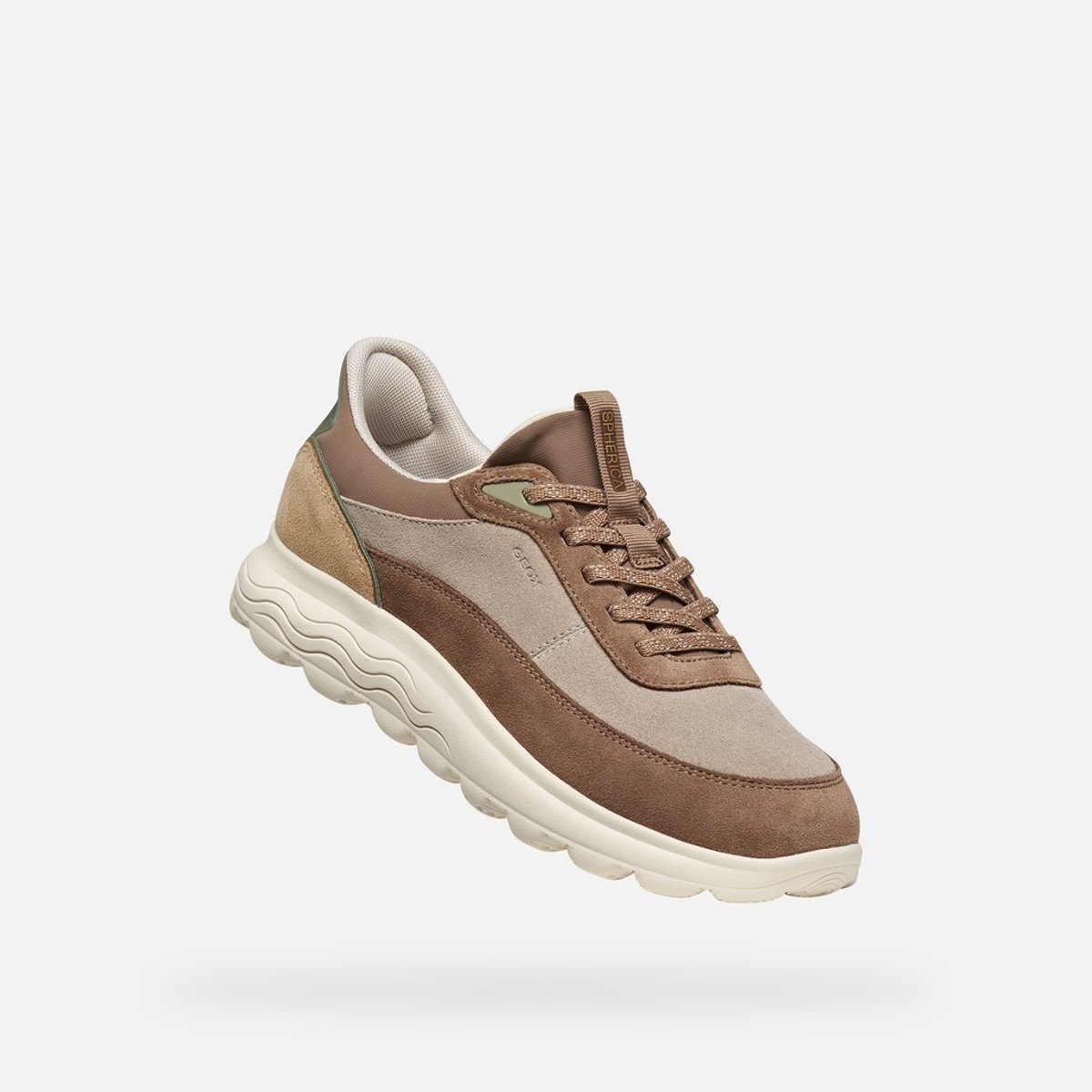 Baskets D SPHERICA PLUS beige/marron clair, GEOX